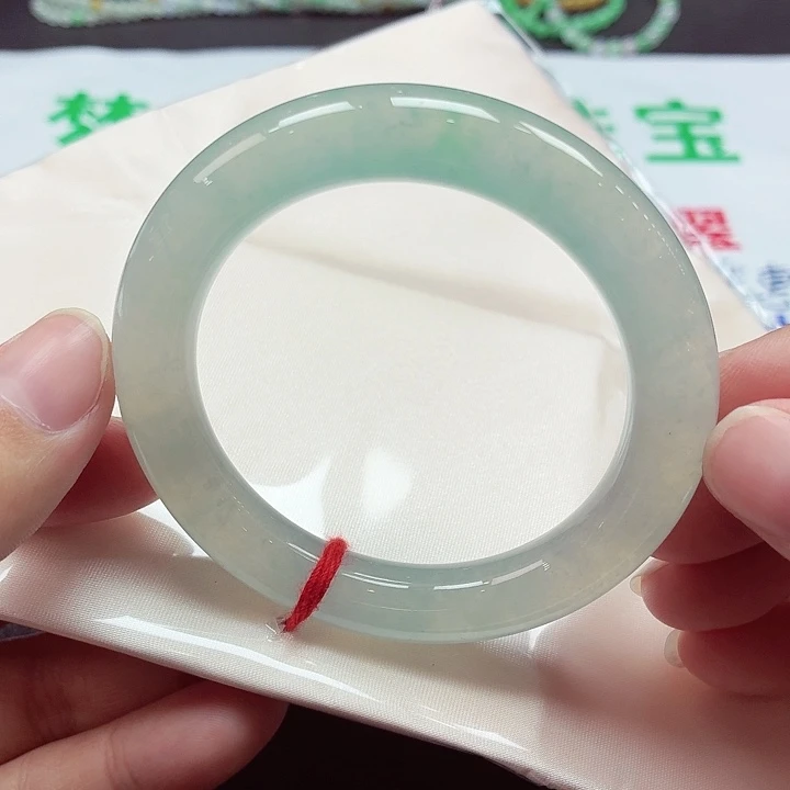 翡翠未镶嵌手镯天然缅甸A货翡翠