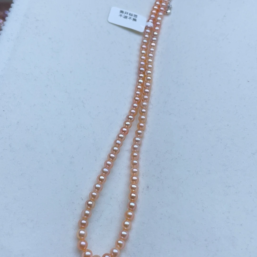 淡水珍珠颈饰银S925镶嵌