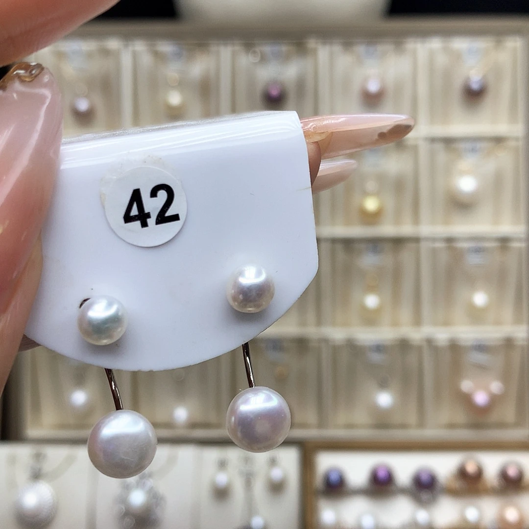 银S925镶嵌淡水珍珠吊坠(赠链)