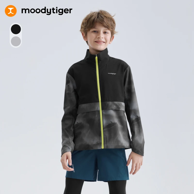 moodytiger25春新拼接款舒适男童外套【H】