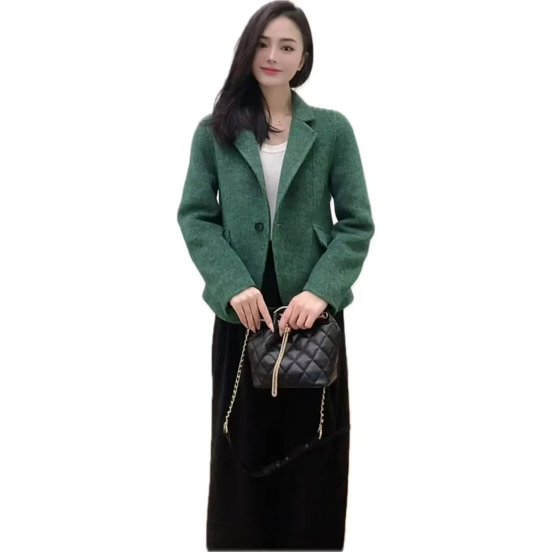 【大倪专属】短款时尚上衣气质女外套百搭小香風外套82507