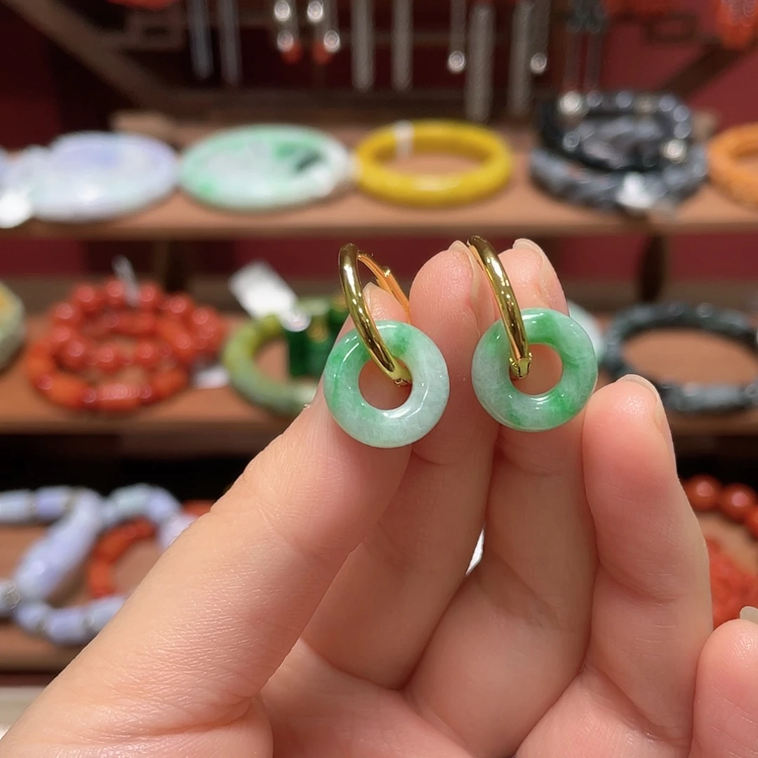 翡翠未镶嵌手链饰品