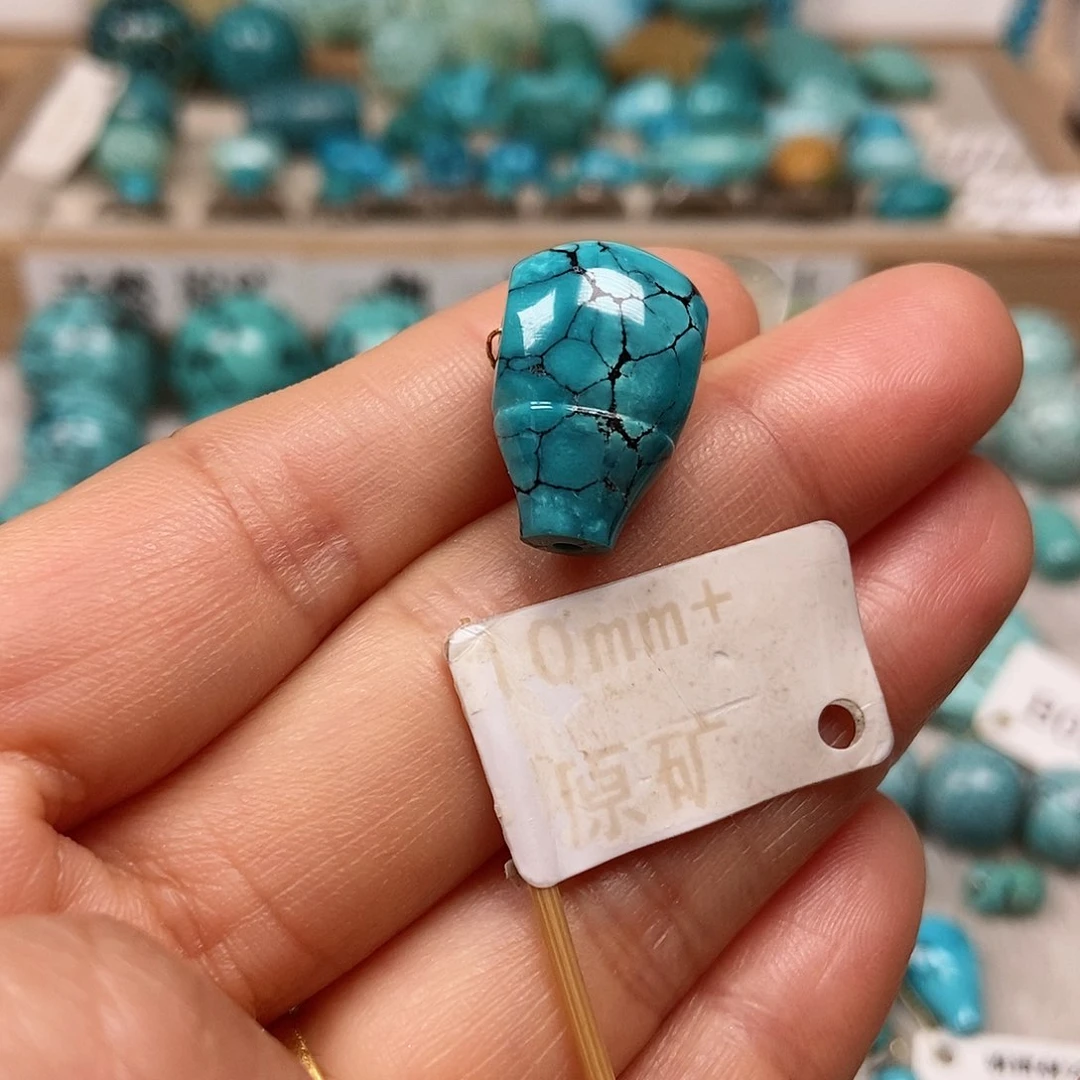 未镶嵌绿松石珠宝半成品