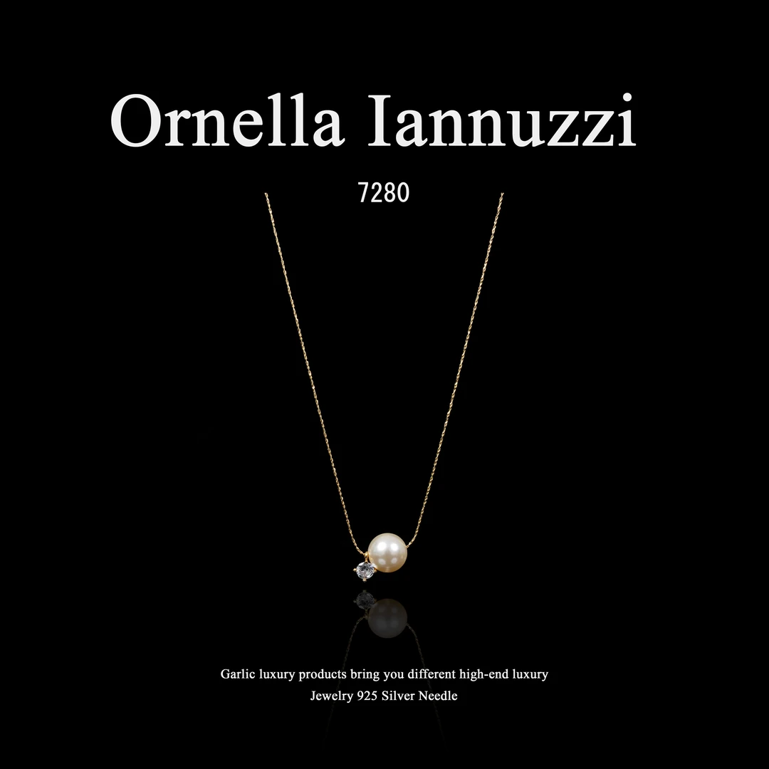 铜合金项链  Ornella Iannuzzi 【银河之泪】项链~7280（40+5cm）