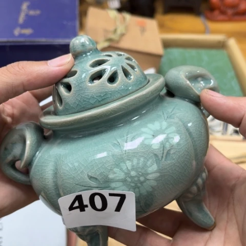 瓷片摆件工艺品瓷器摆件777