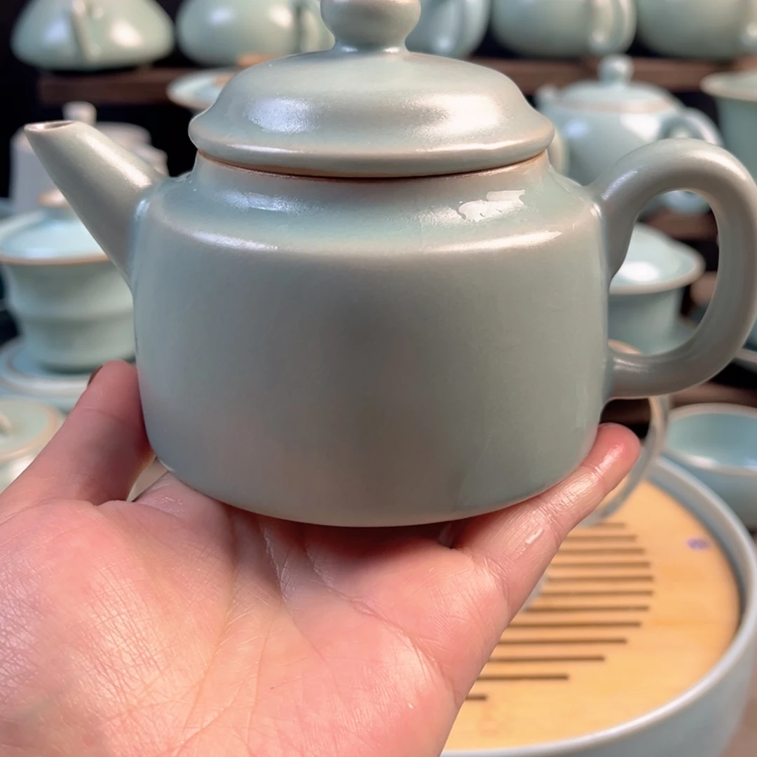 摆件陶瓷仿古釉不退不换介意勿拍