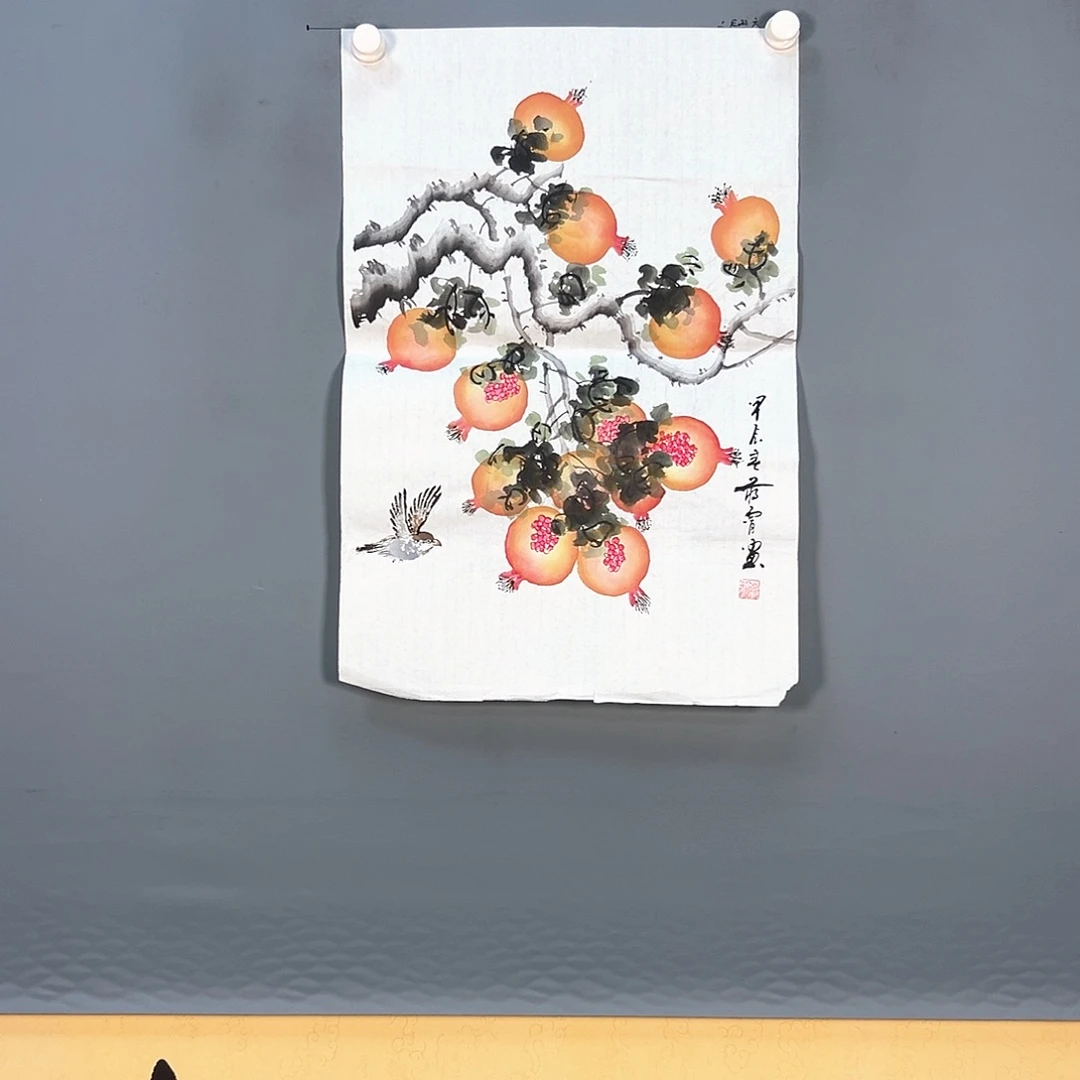 国画323 花鸟和蝴蝶都会出现