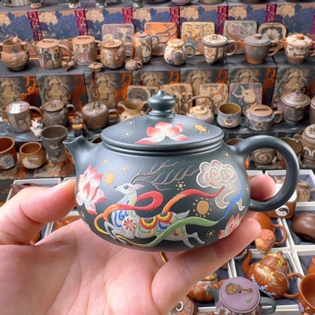 茶壶紫砂150cc原矿精工半手