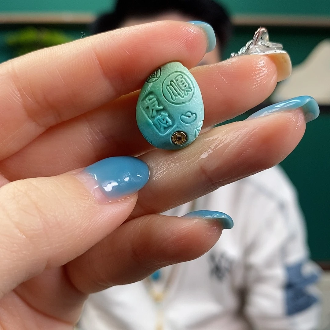 绿松石珠宝奇石未镶嵌