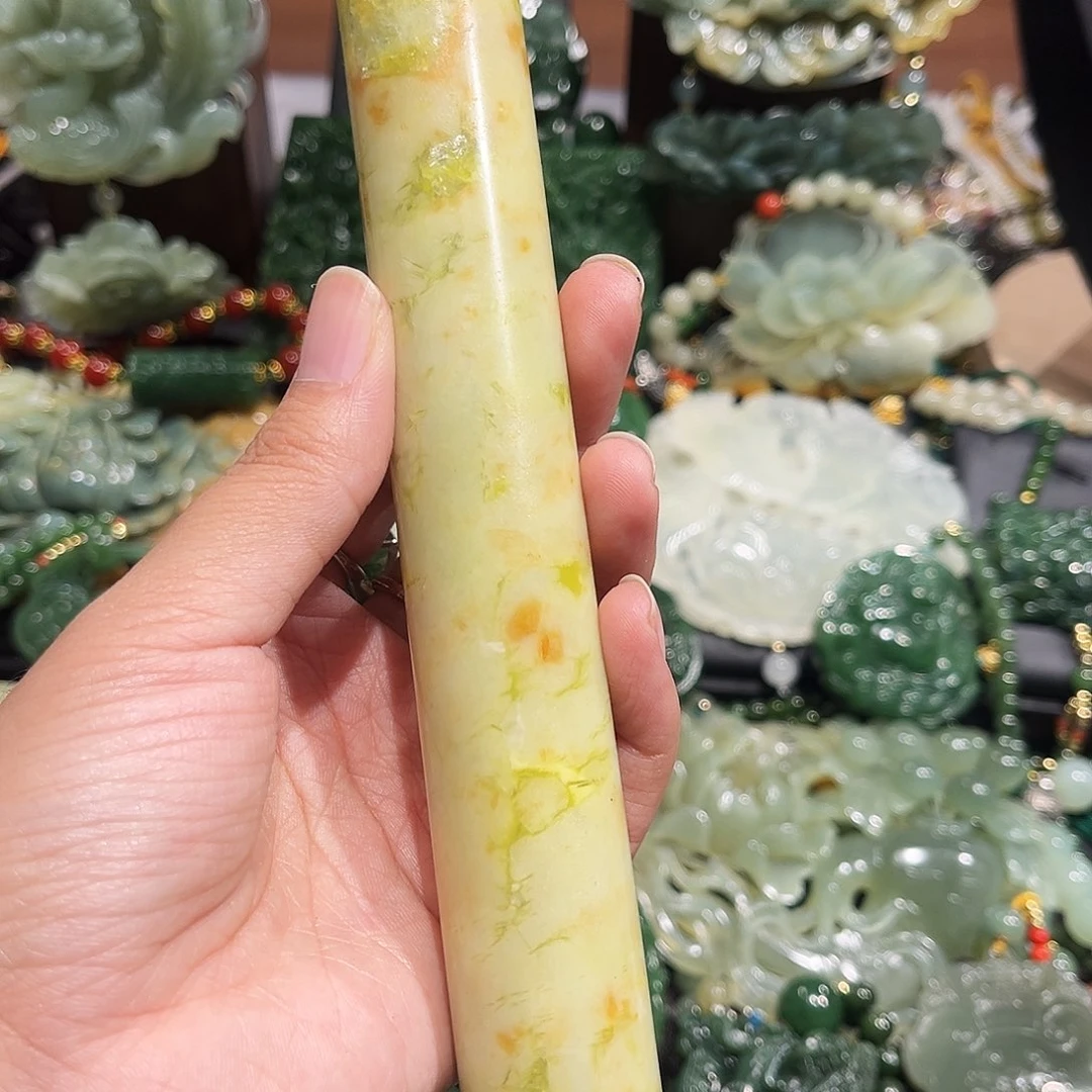 未镶嵌岫玉毛衣链