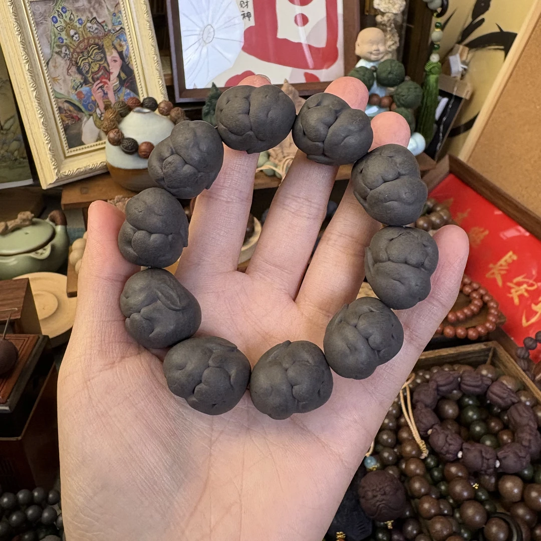 清宫寿桃香手串天然手工