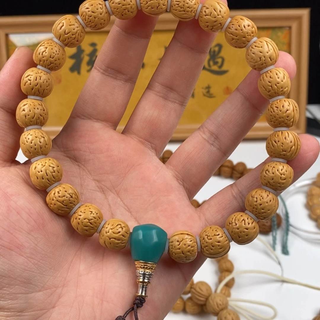 桃核手串滴**噜野生三道筋