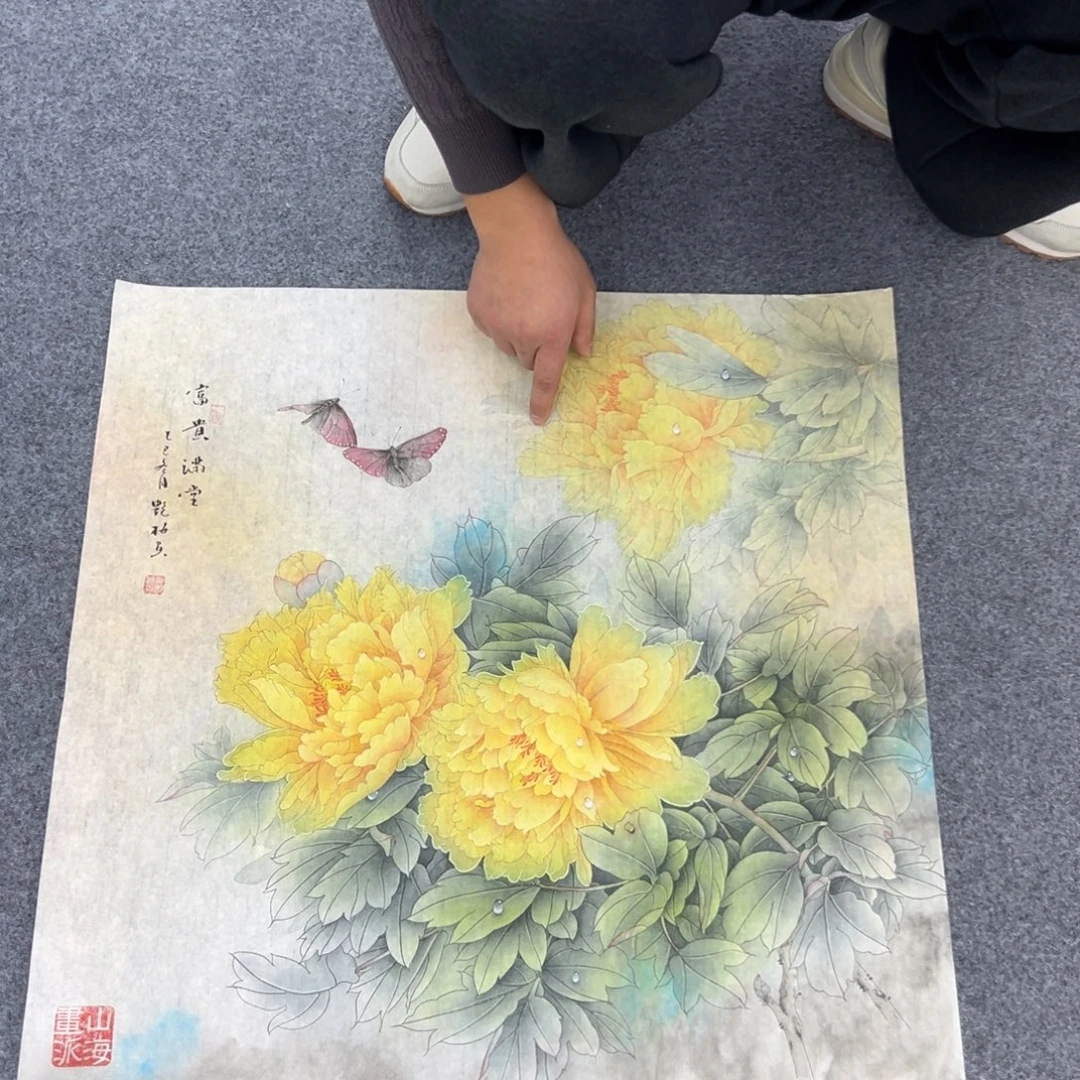 国画宣纸纯手绘字画