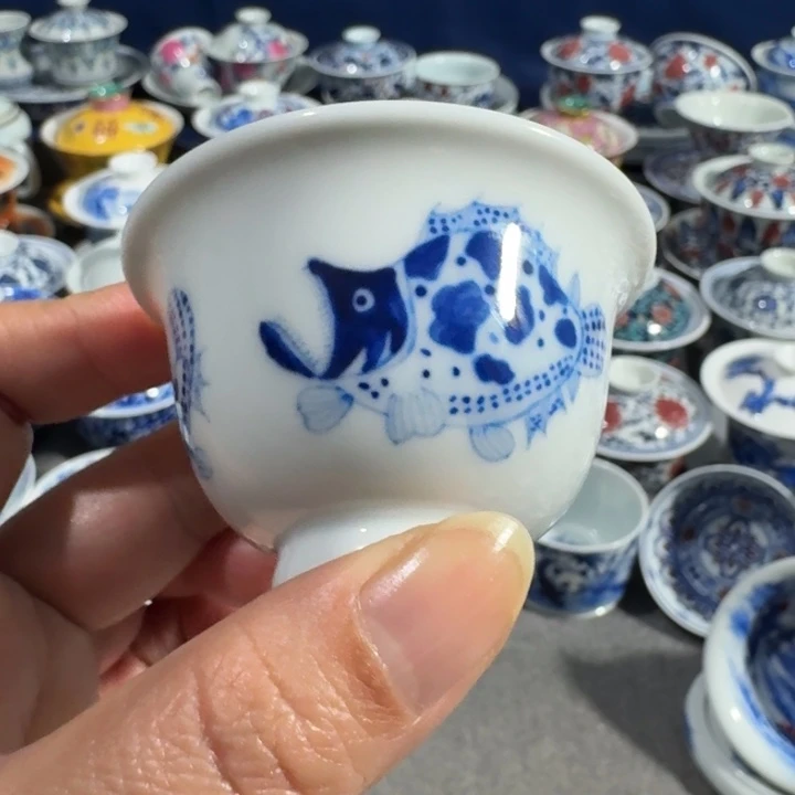 景德镇手工手绘杯