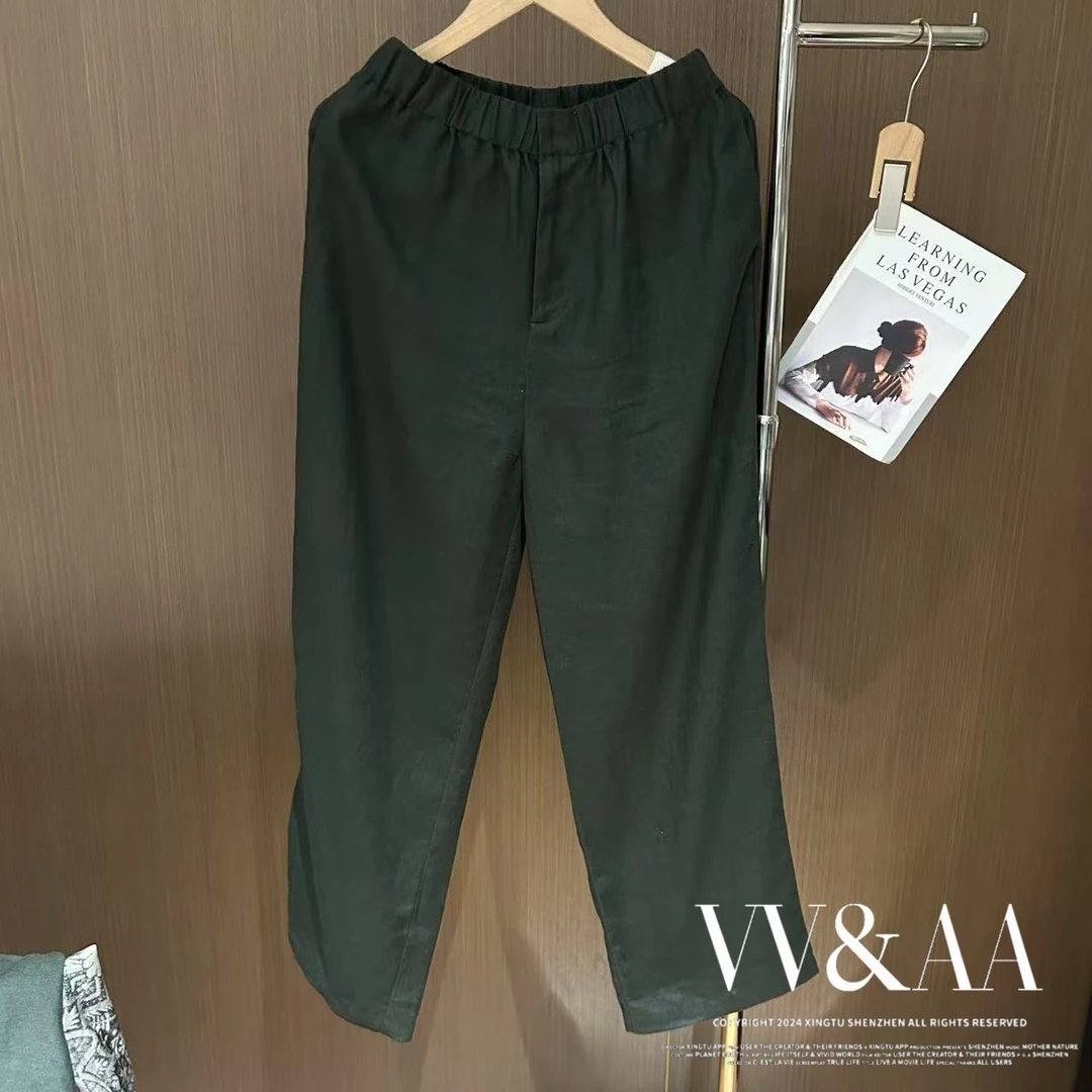 VV&AA 新款百搭简约显瘦慵懒感休闲裤 VA8903