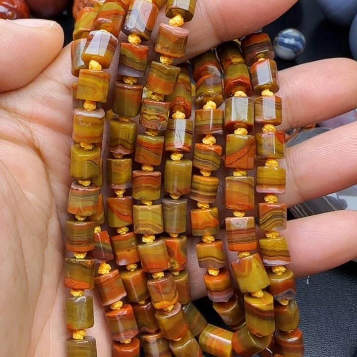 星***空玛瑙/玉髓未镶嵌战国红玛瑙玉髓吊坠