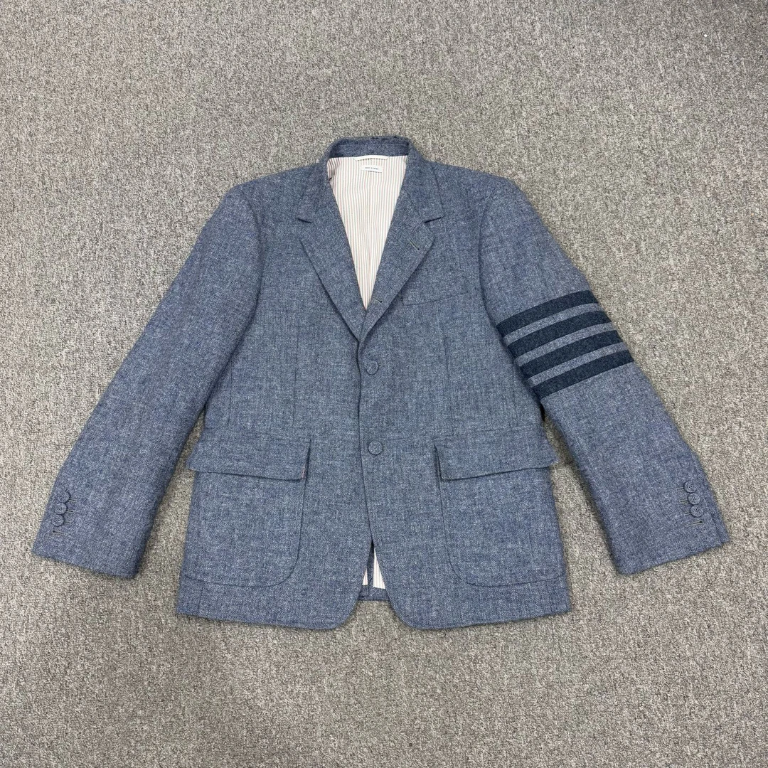 99新 THOMBROWNE 18534478  TB经典四条纹西装外套 0码99新