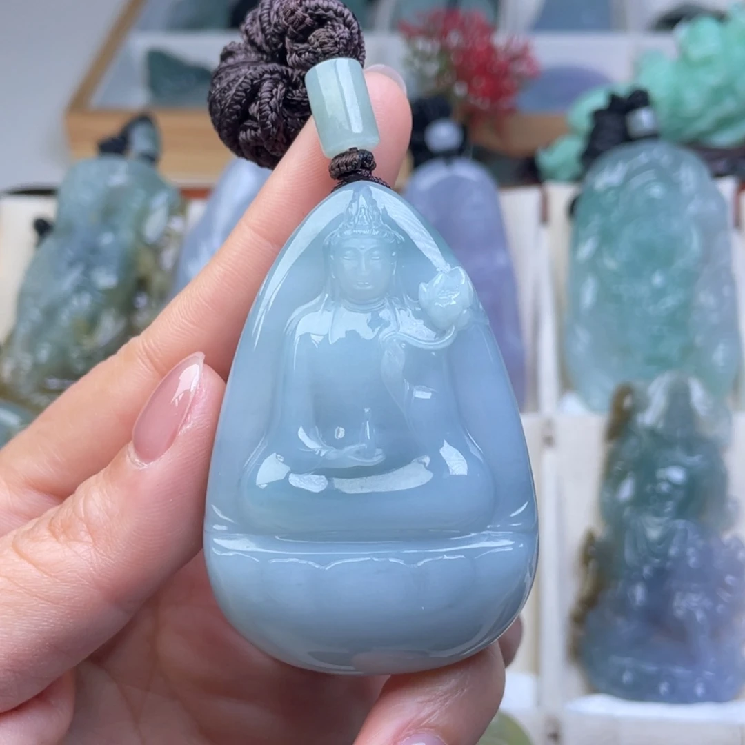 翡翠未镶嵌颈饰天然翡翠