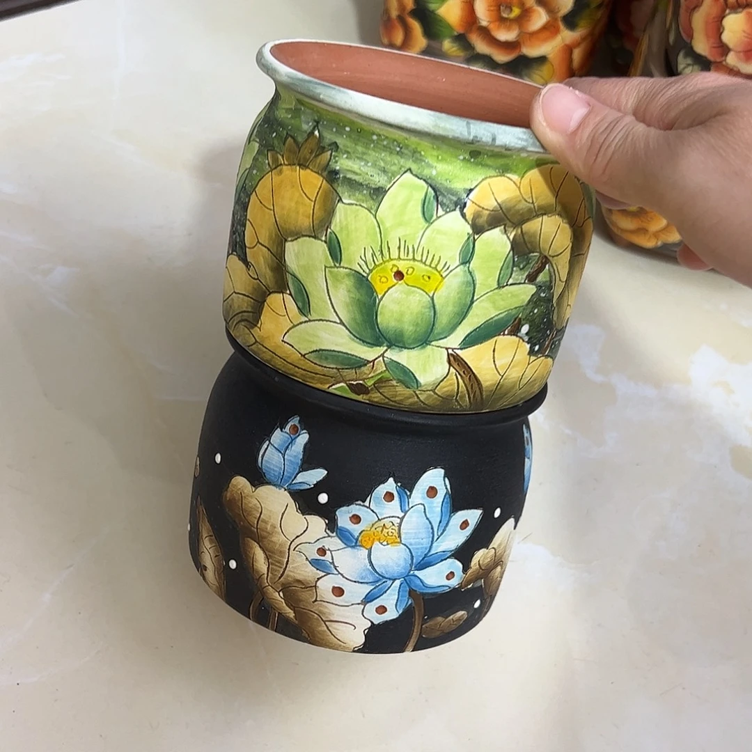 景德镇炫彩手绘口11高10