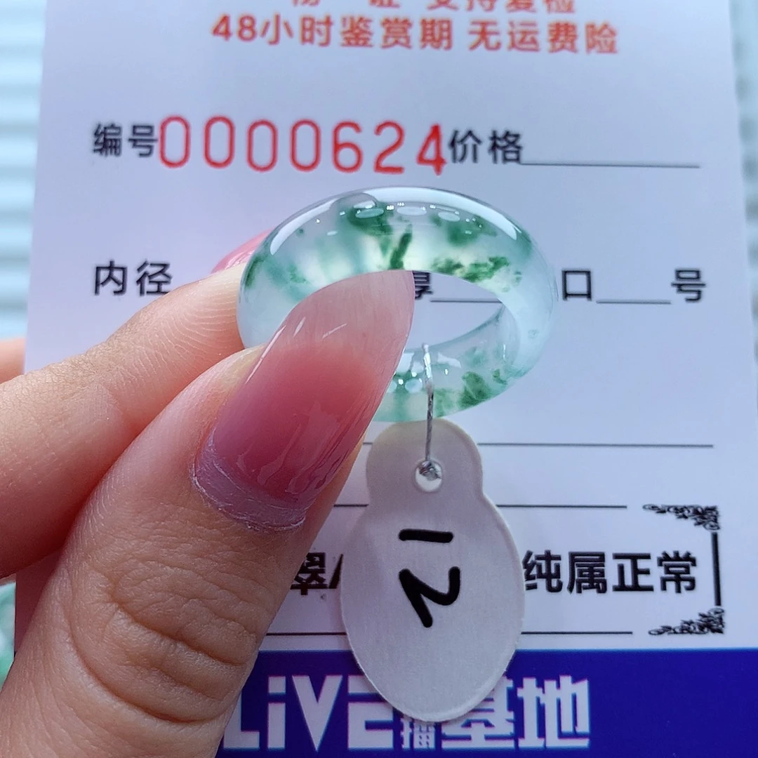 翡翠未镶嵌戒指翡翠