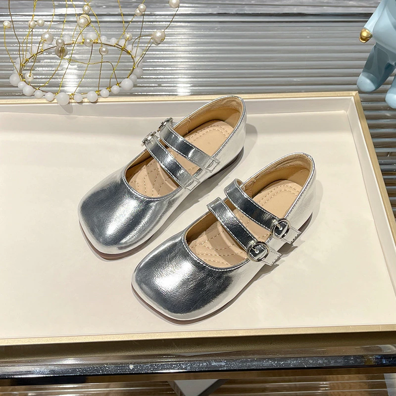 女童皮鞋2025春秋新款儿童时尚舒适软底小女孩单鞋洋气百搭公主鞋