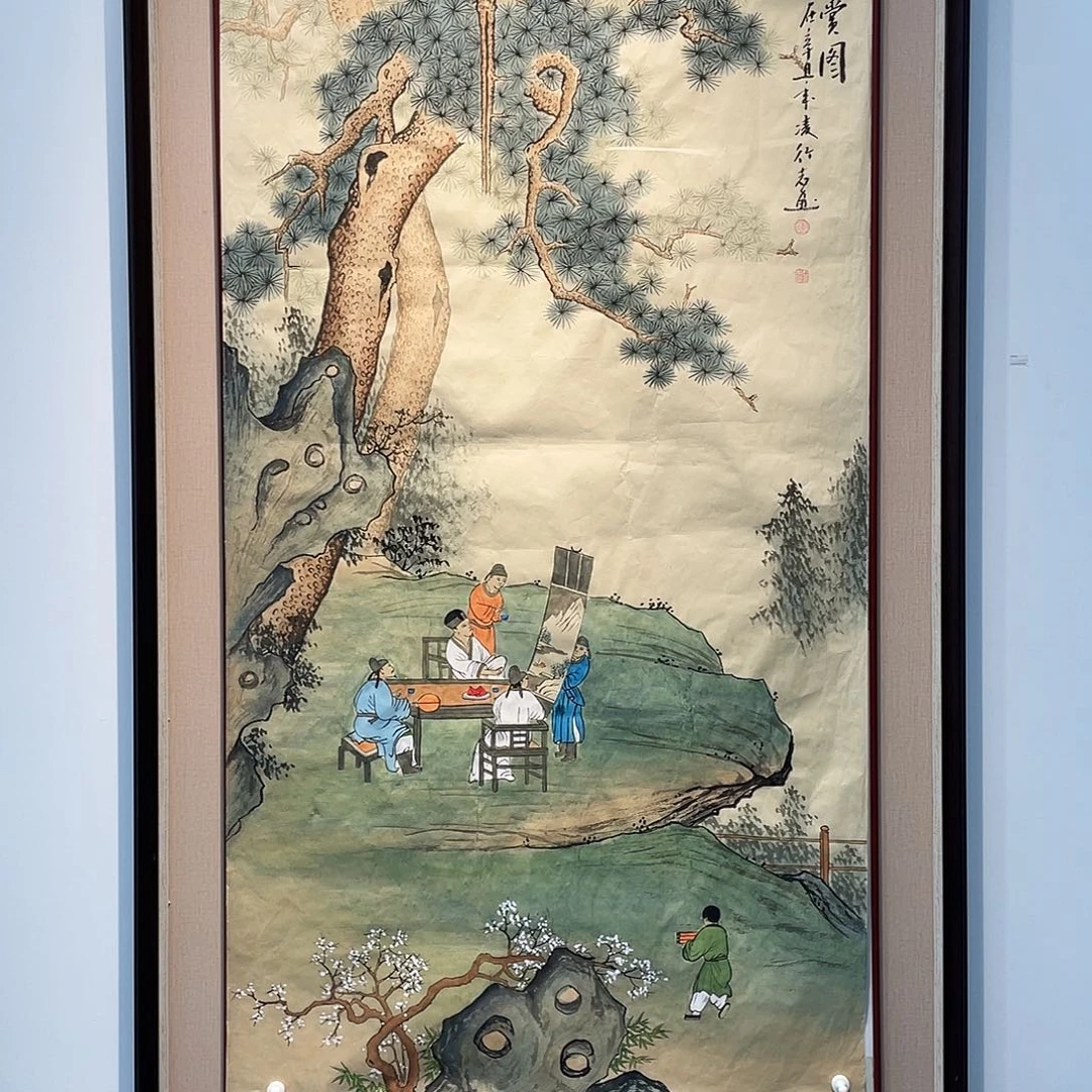 国画凌行志手绘作品