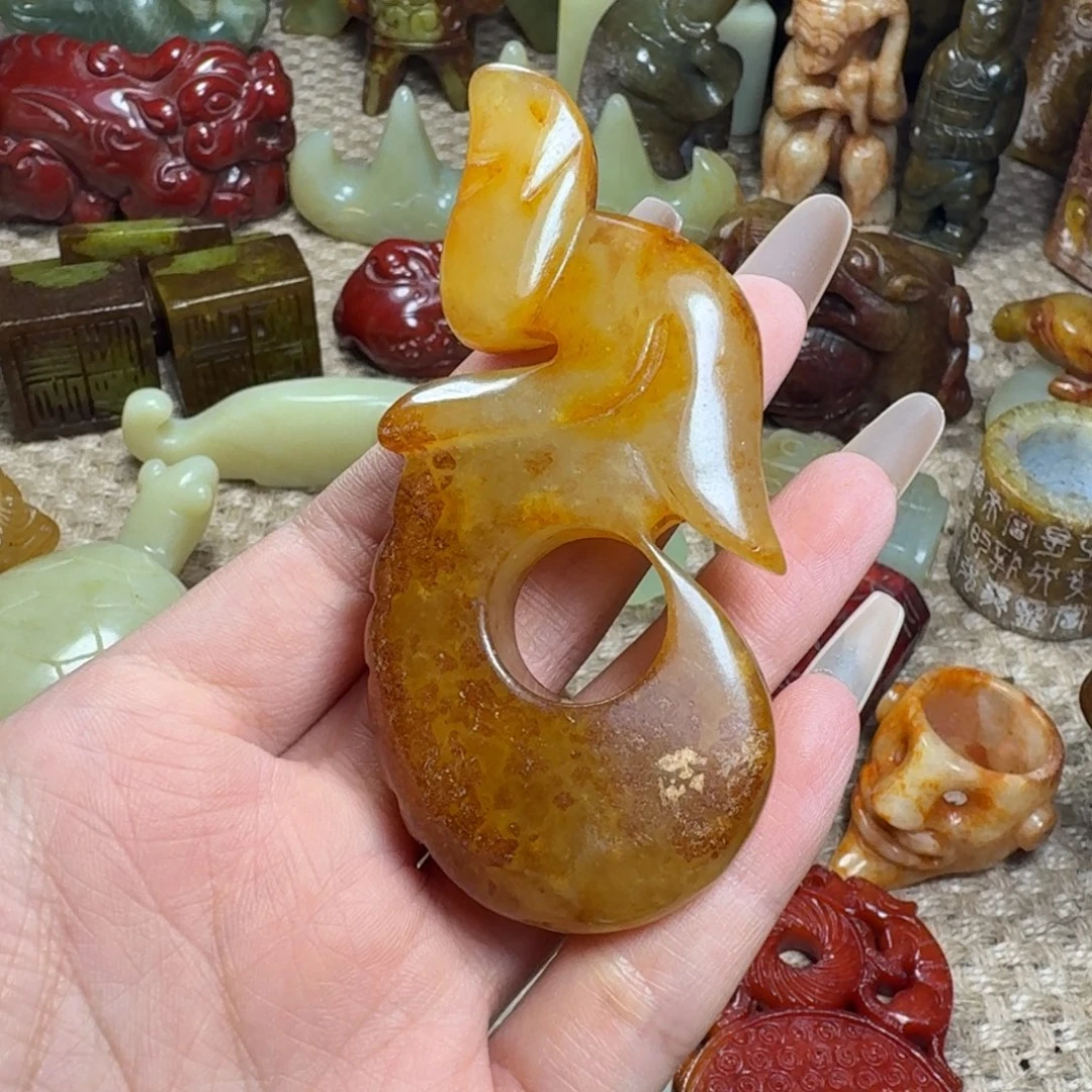 白玉菩提吊坠挂件