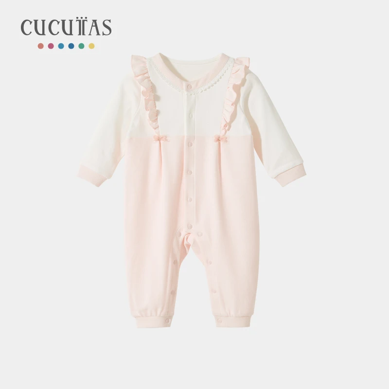 Cucutas婴童连体服春秋款长袖婴儿宝宝连体哈衣爬服CY25SPW031
