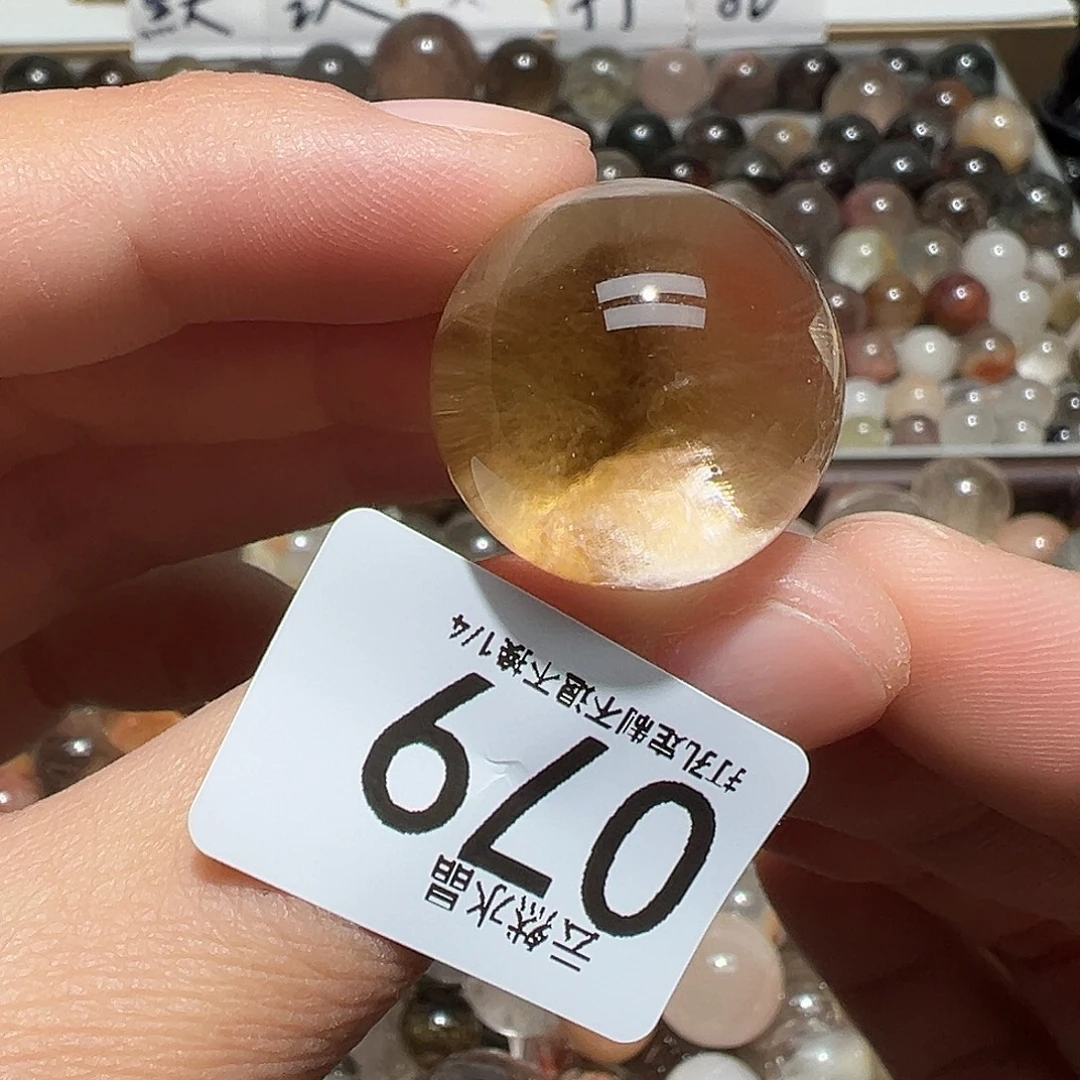 麻***军水晶珠宝半成品未镶嵌