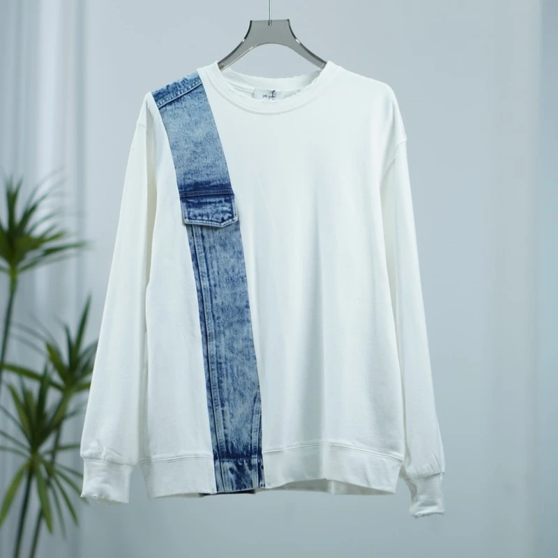 尚系列  S057-5  女装时尚撤柜套头卫衣白色SS00Y95