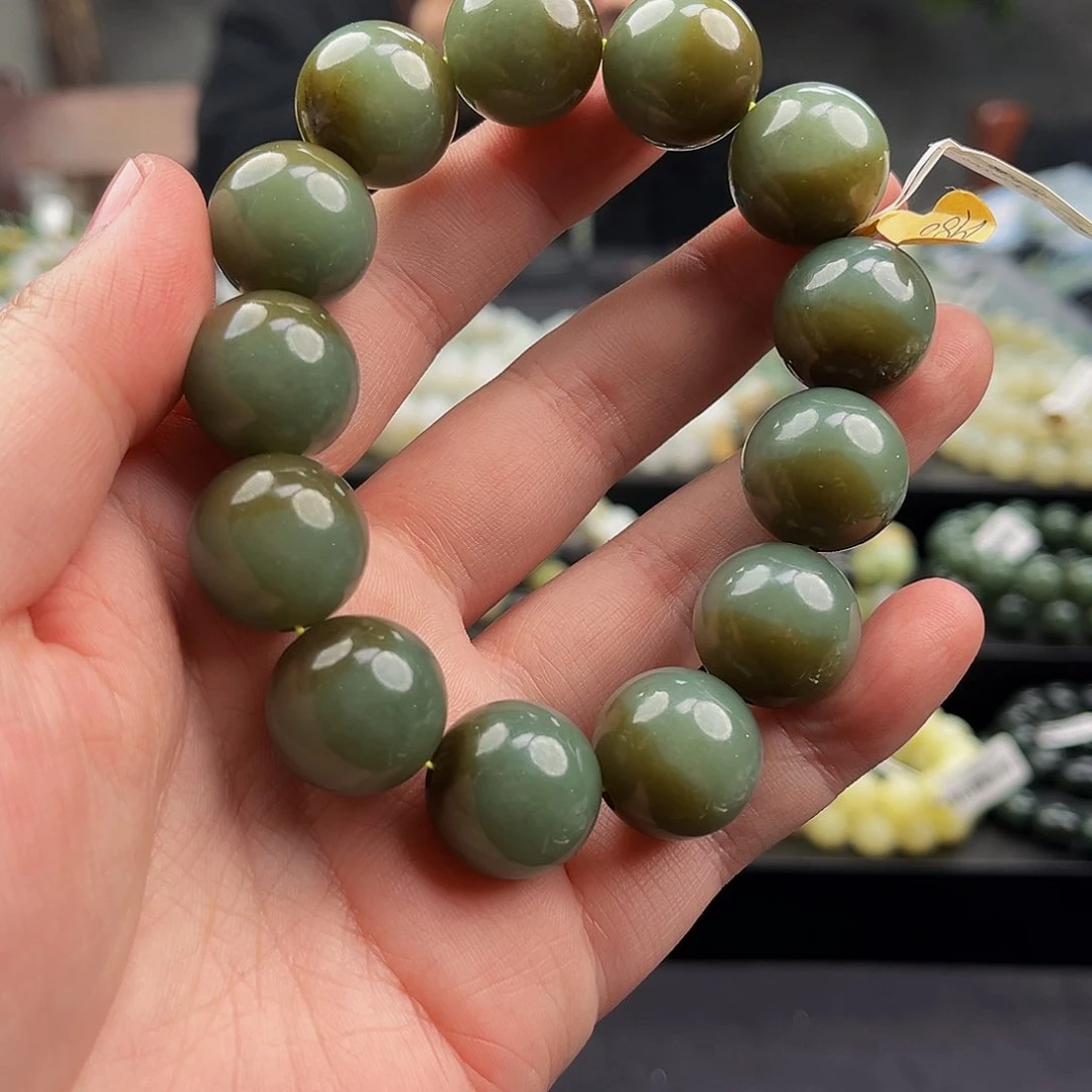 和田玉手串未镶嵌