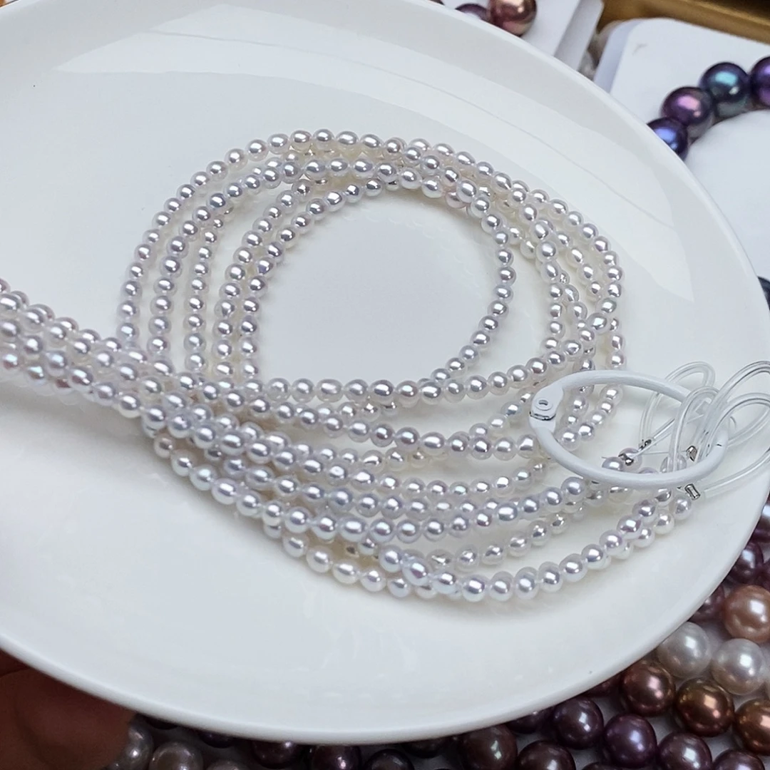 颈饰淡水珍珠银S925镶嵌