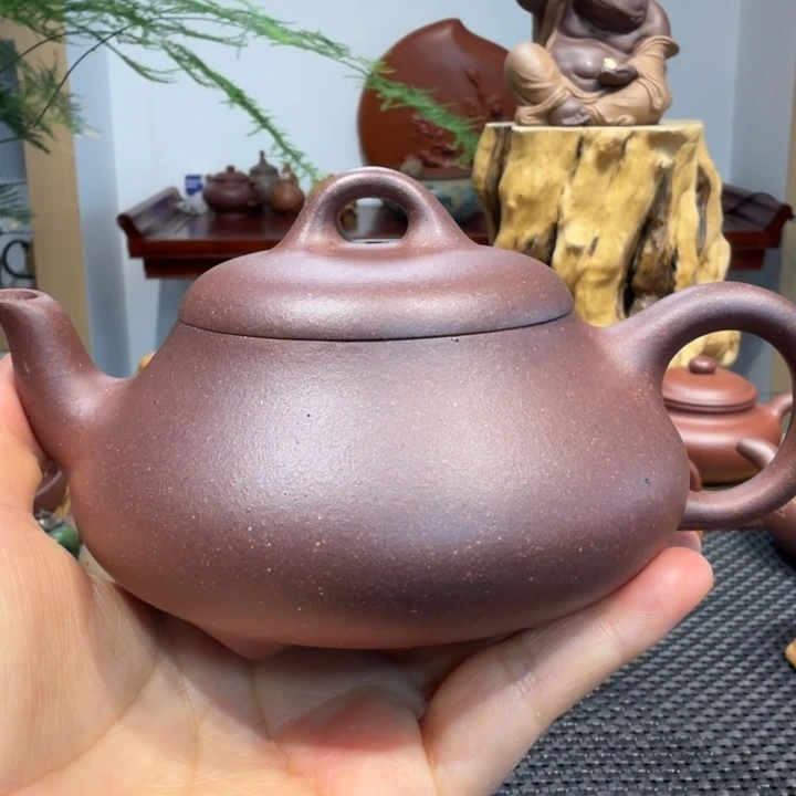 茶壶紫砂底槽清石瓢200cc特价