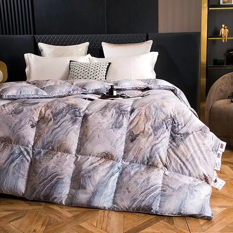 【赵总严选】臻品1高奢西伯利亚定制95羽丝绒加厚国潮中式喜庆冬被