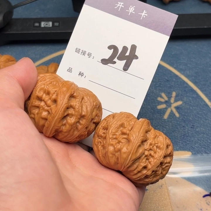 吊坠文玩核桃"**柒元宝 45精修 24