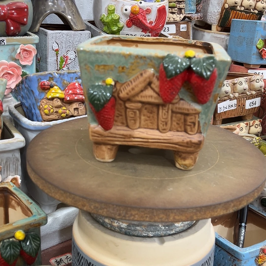 粗陶多肉花盆花盆