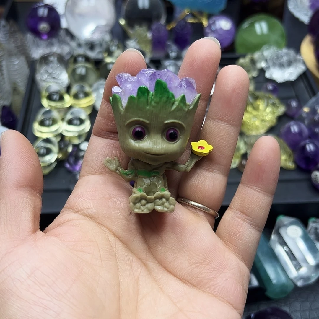 水晶摆件未镶嵌绿水晶