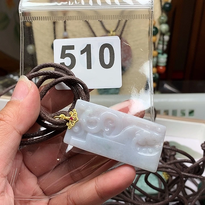 翡翠颈饰未镶嵌师**@翡翠