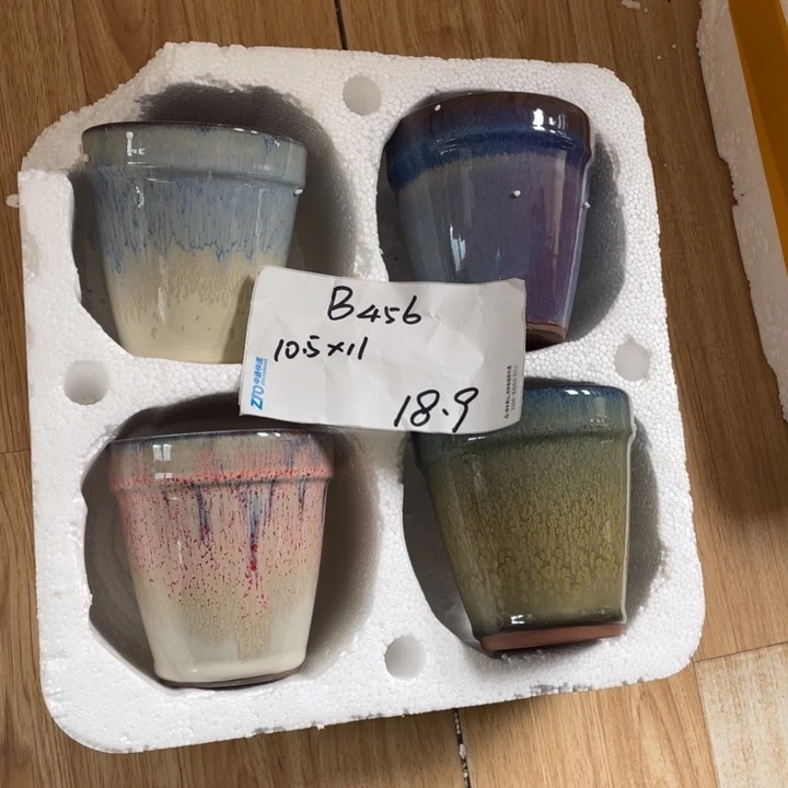 粗陶多肉花盆微瑕456