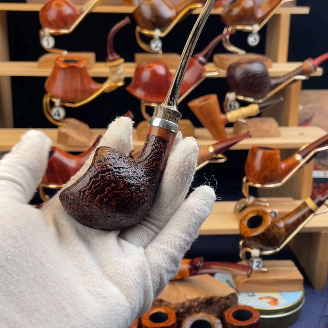 顺***意石楠木手工烟斗橡果