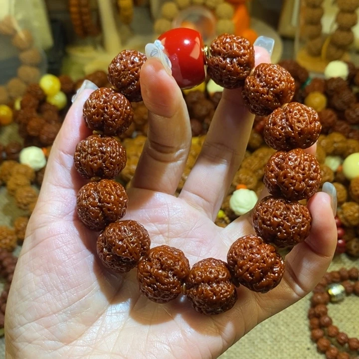 金刚菩提手串205玉华肉红