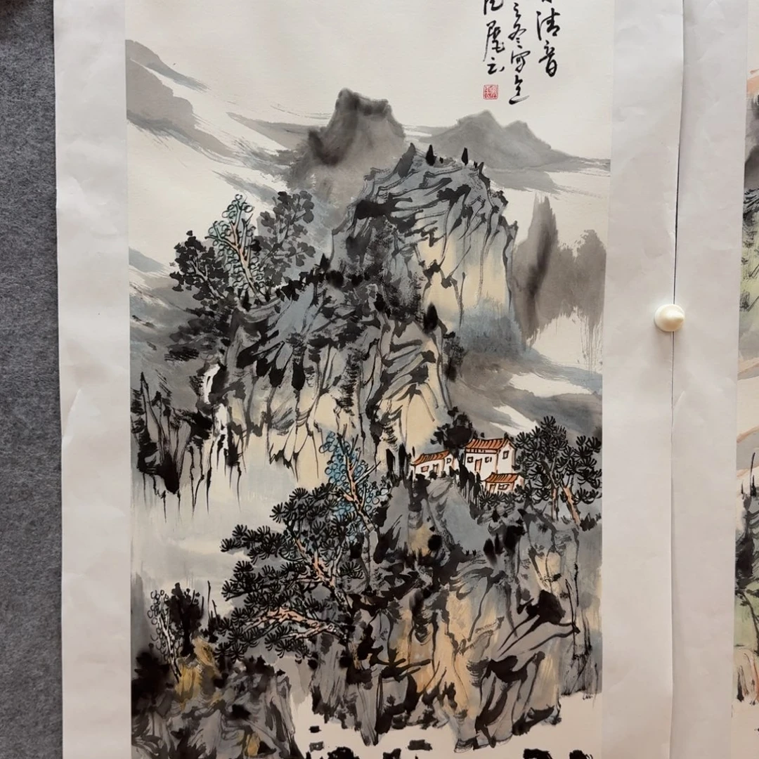 国画周发展100x50山水