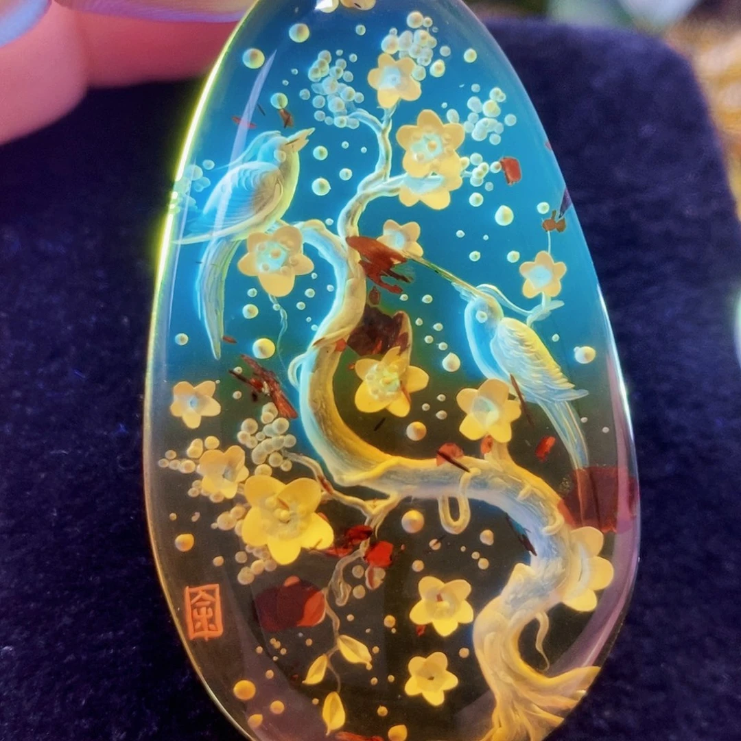 【闪购商品】琥珀（花珀）吊坠(不含链)未镶嵌