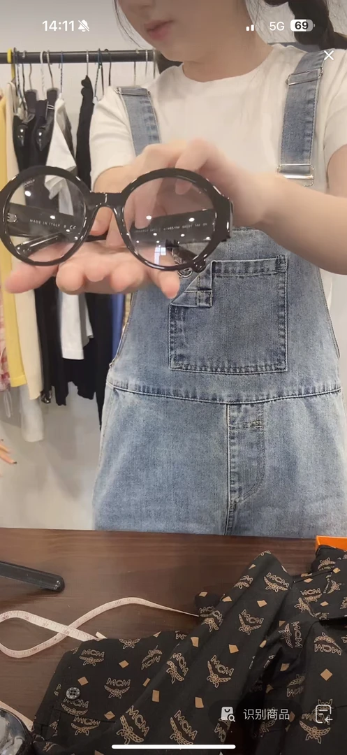 99新 Alexander McQueen/亚历山大·麦昆 香奈儿 墨镜