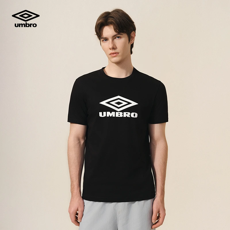 Umbro/茵宝夏季时尚宽松简约舒适透气圆领运动短袖U2325250203