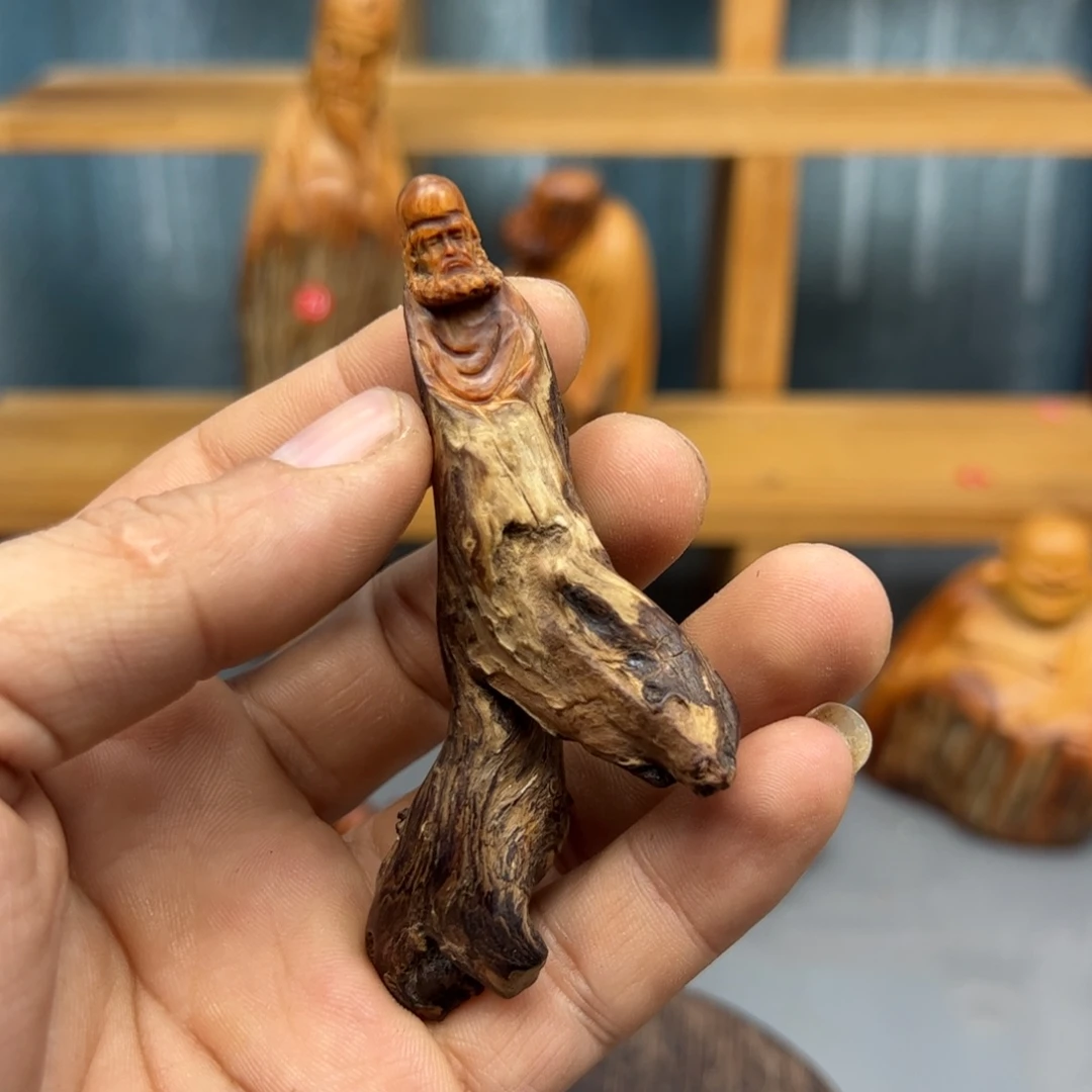 水***0木崖柏木摆件手把件