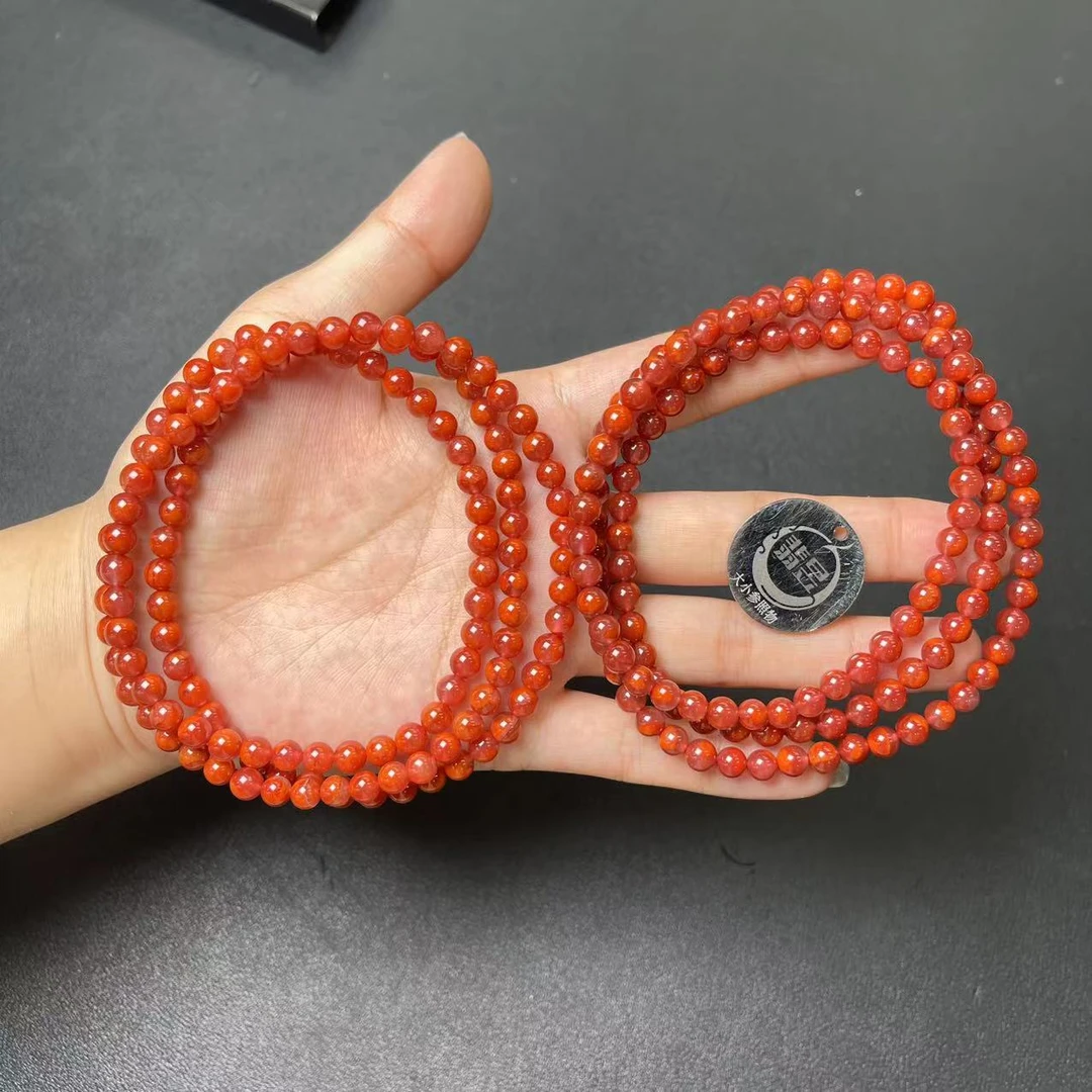 翡昱-N21-35781-南红珠链颈饰/约6+/约125颗/-多样性发其一-C