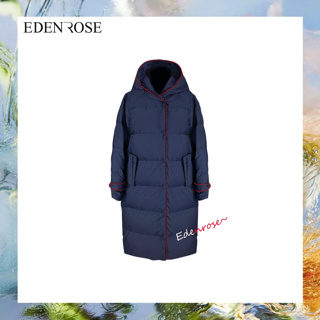 EDENROSE 【阳阳】时尚气质女保暖新款鸭绒羽绒服EFFD13262-2