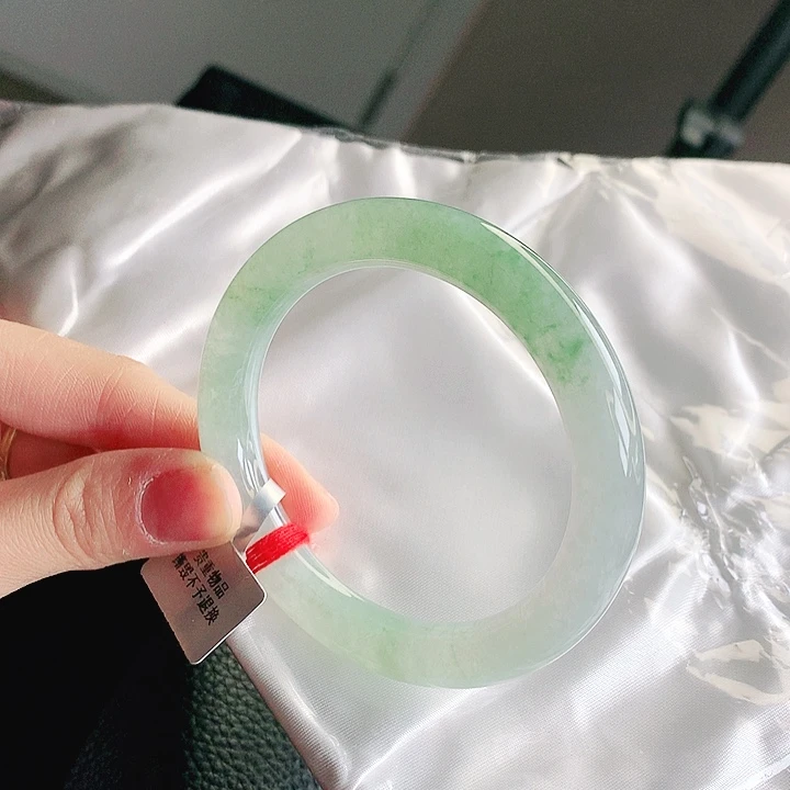 翡翠未镶嵌手镯缅甸天然a货翡翠手镯