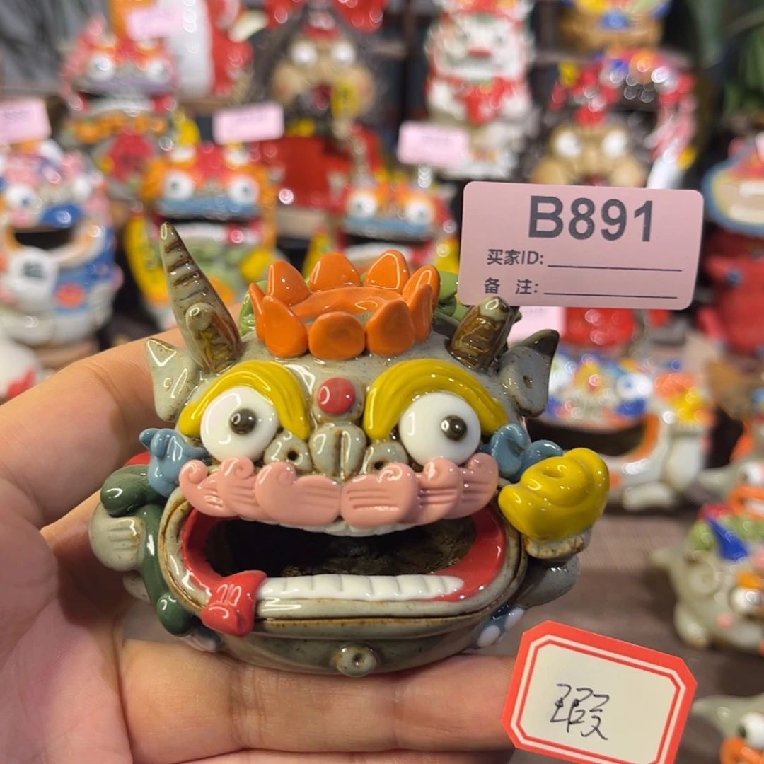 泥塑纯手工茶宠摆件